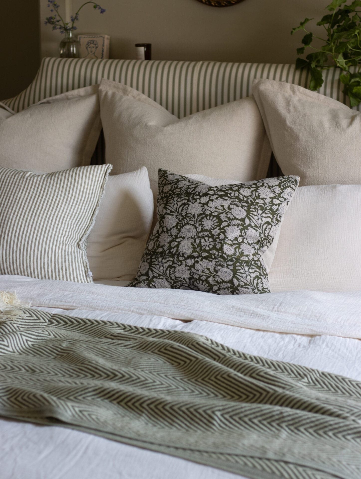 Ellenvale Interiors : Olive Green Cushion Selection