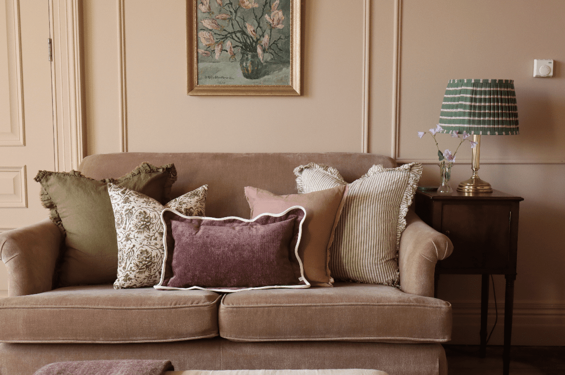 which cushions are best for styling a sofa?