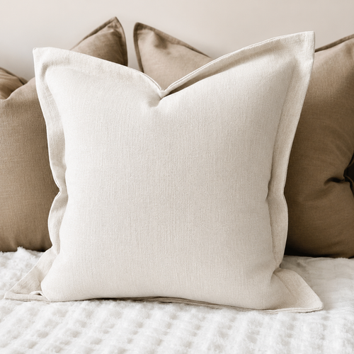 Orla Flanged Edge Sand Cushion 45x45