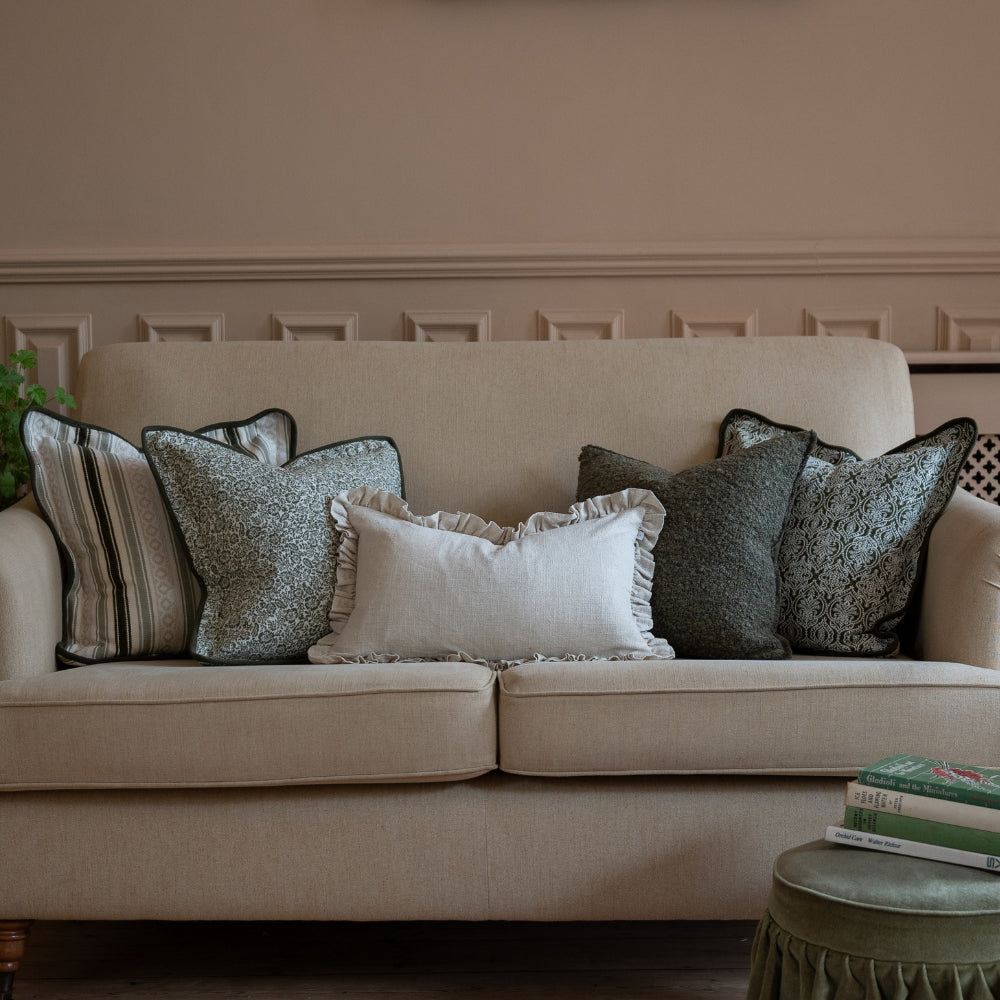 The Olive Floral Cushion Combination