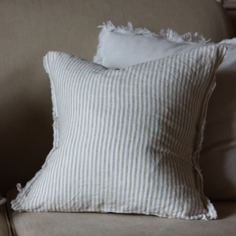 Esmee Light Brown Stripe Cushion 53x53
