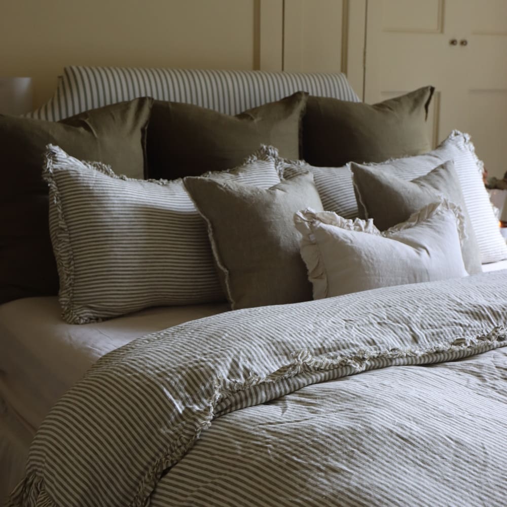 The Large Esmee Olive Cushion Combination