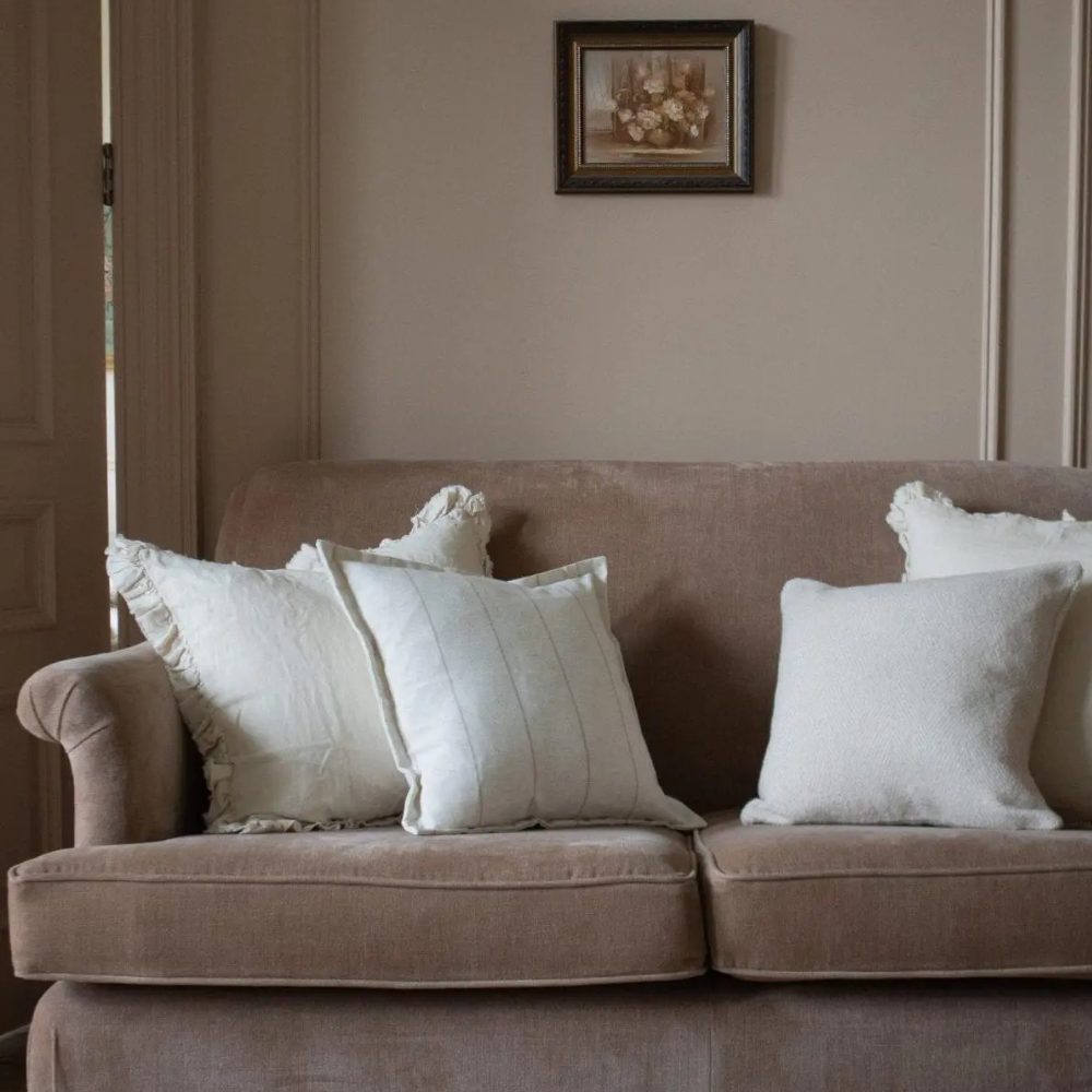 Freya Cream & Beige Cushion 45x45