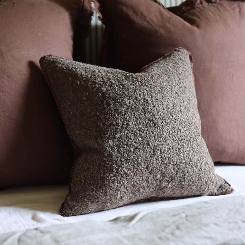 The Deep Coffee Brown Cushion Combination