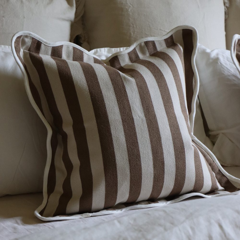 The Pink and Brown Cushion Combination