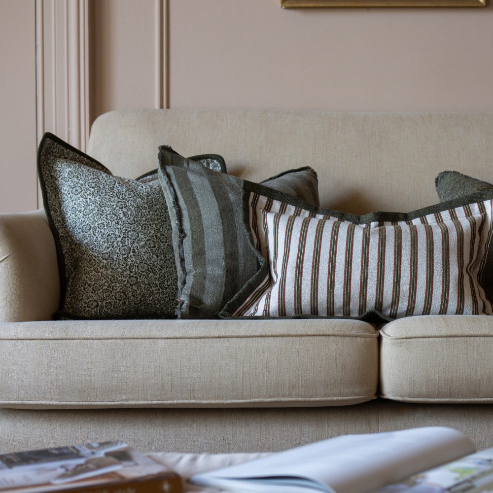 The Olive And Terracotta Cushion Combination