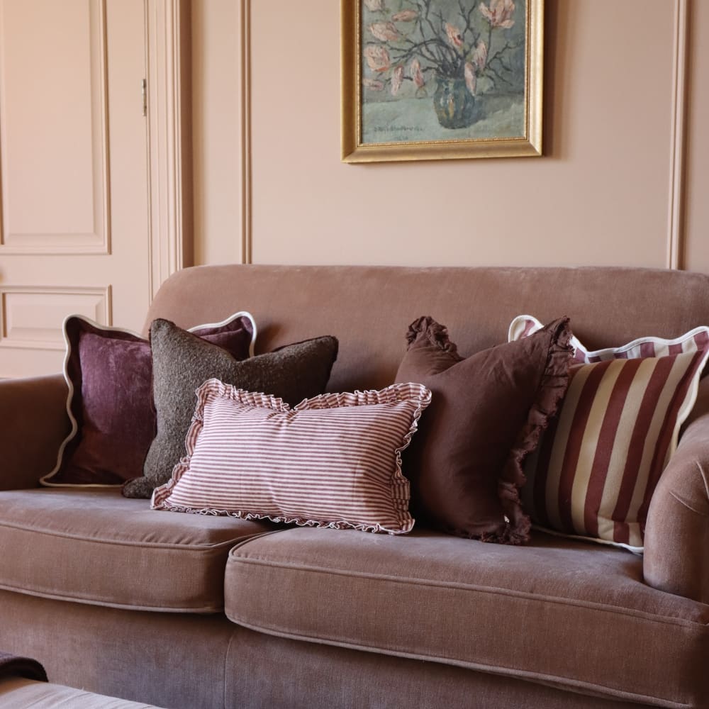 The Plum & Brown Cushion Combination