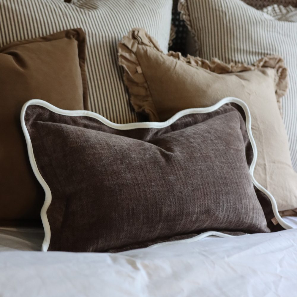 The Large Brown & Cream Cushion Combination