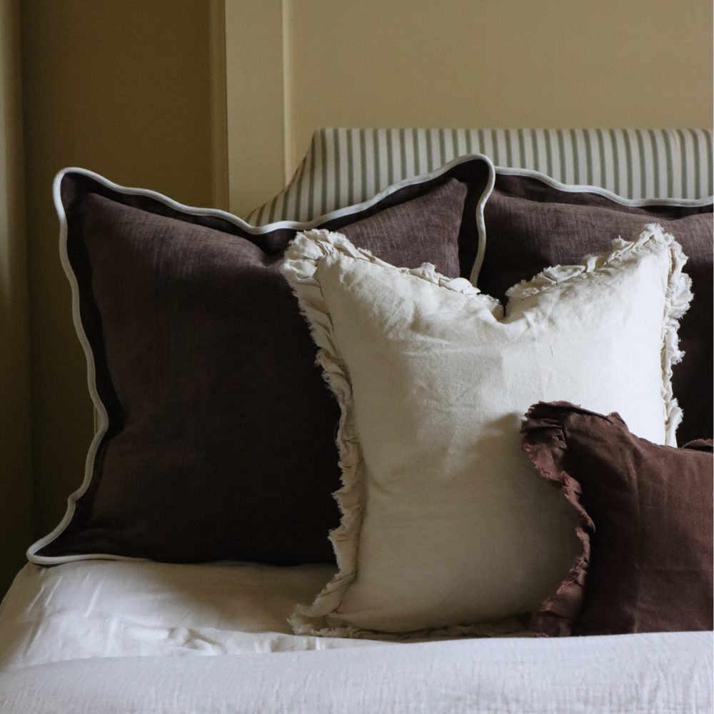 The Large Brown & Cream Cushion Combination
