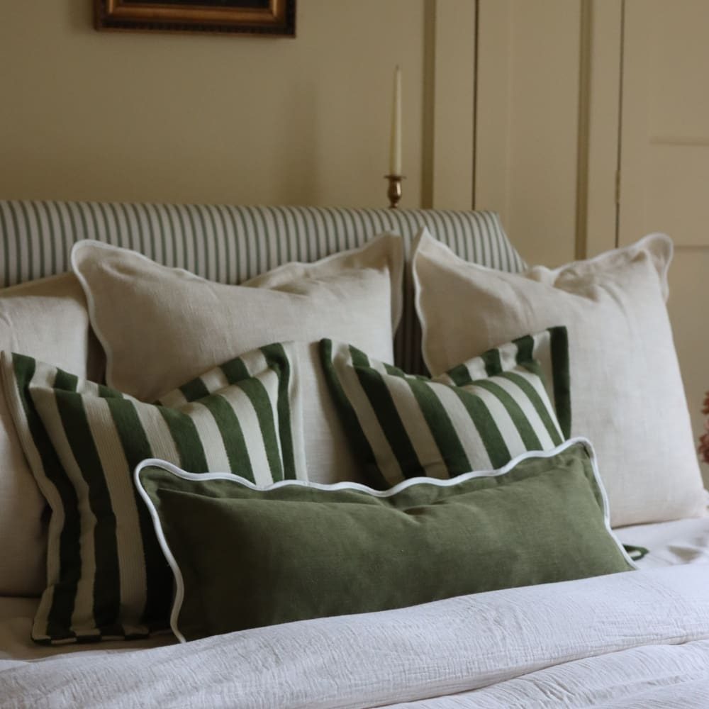Chloe Cream Scalloped Edge Cushion 53x53