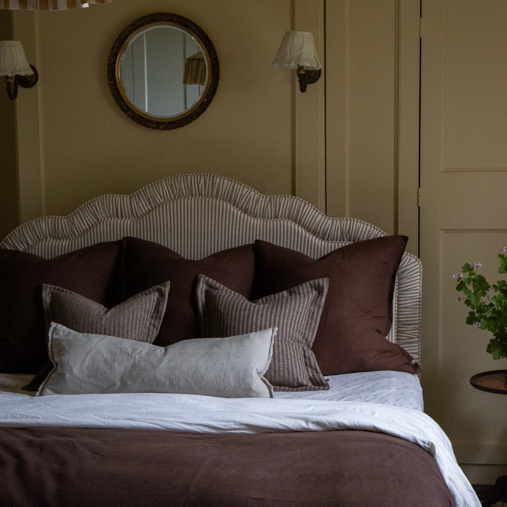 Esmee Natural Beige Bolster Cushion 80x30