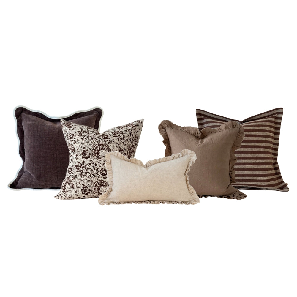 The Rustic Brown Cushion Combination