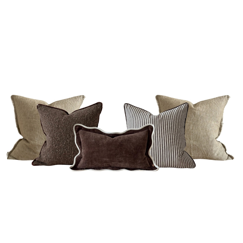 The Olive and Brown Cushion Combination