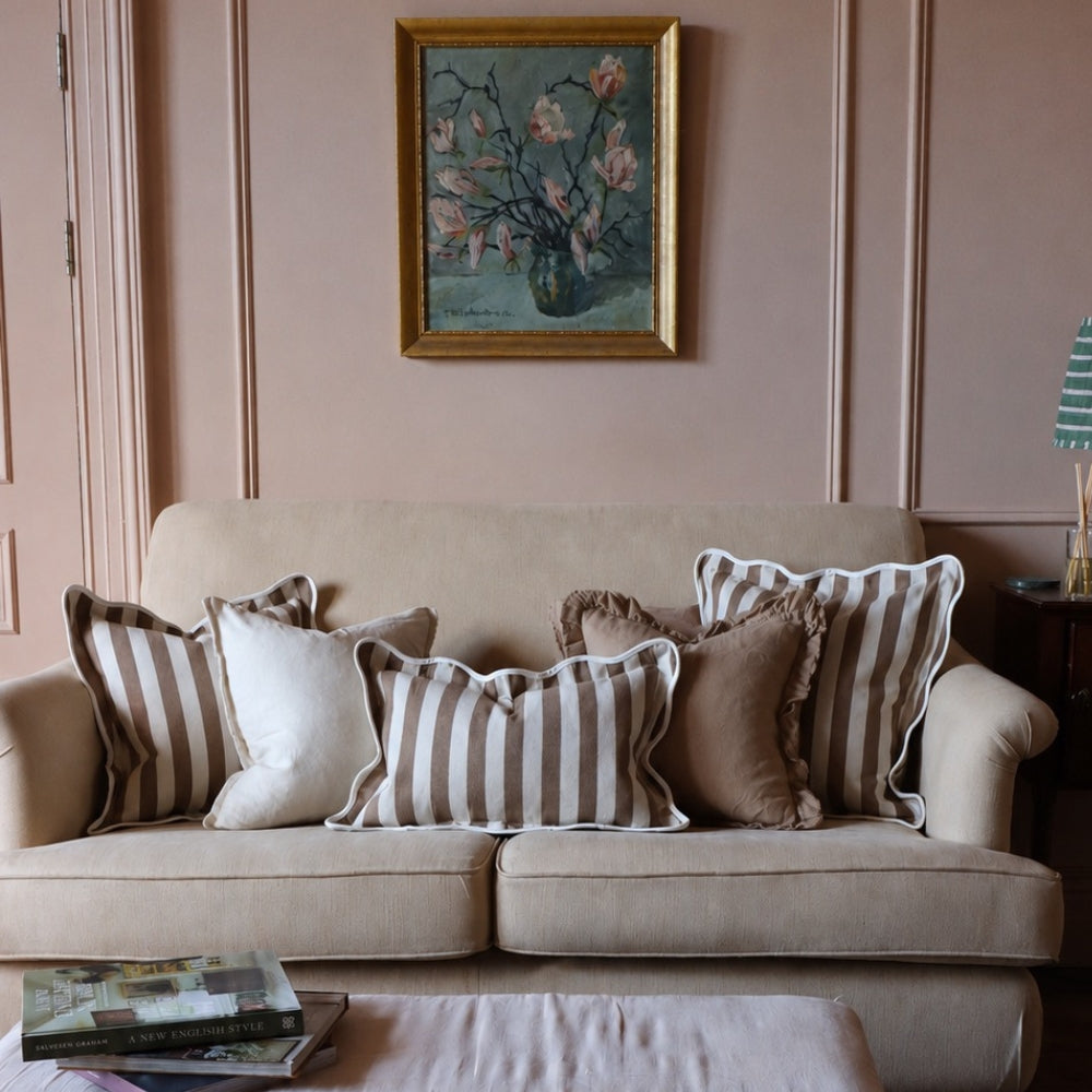 The Brown & Cream Cushion Combination