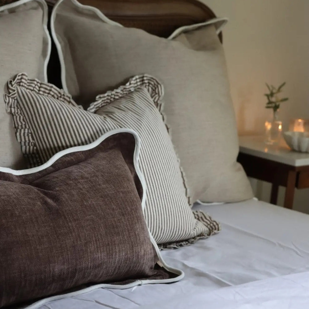 The Large Darcy Dark Brown Cushion Combination
