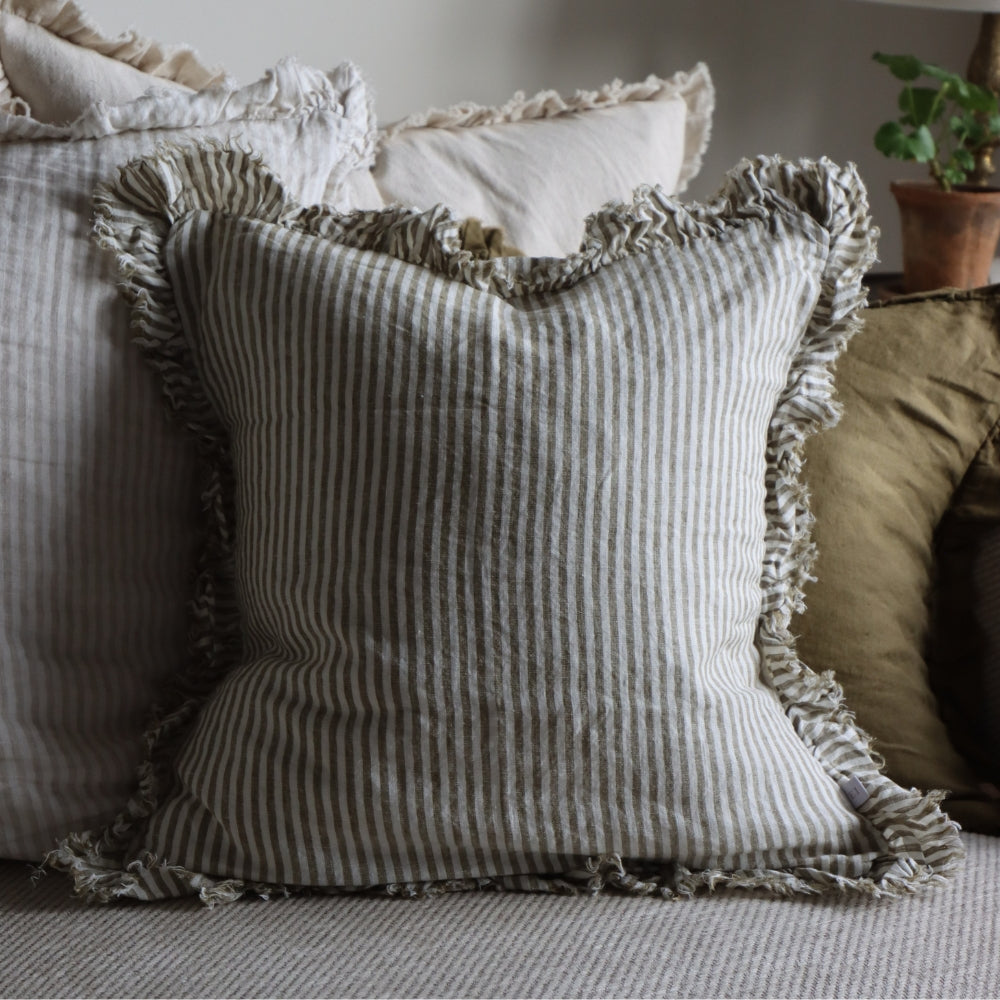 The Washed Olive Cushion Combination
