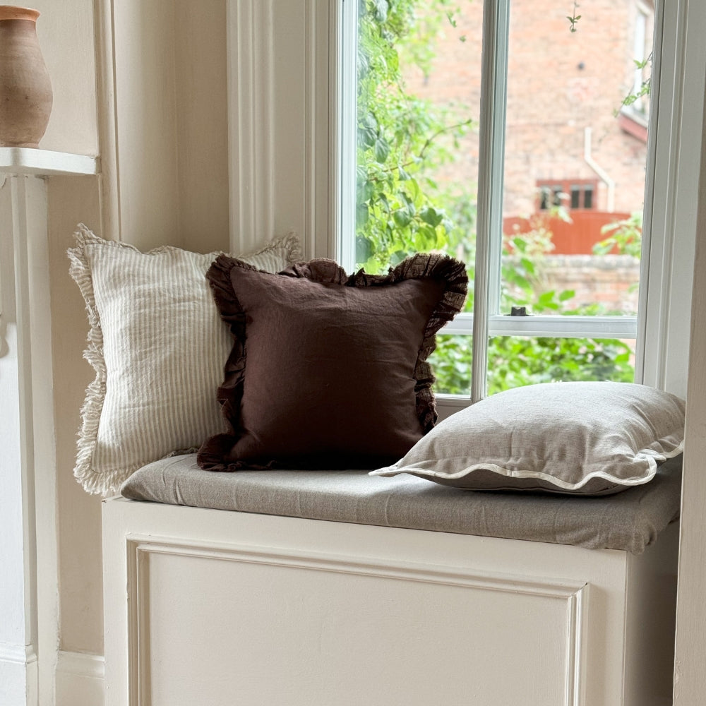 Hallie Dark Brown Cushion 53x53