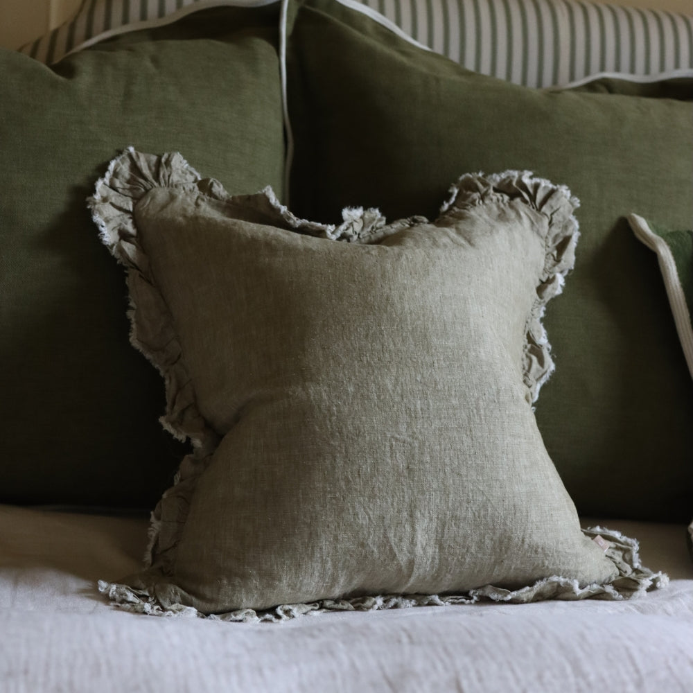 The Washed Olive Cushion Combination