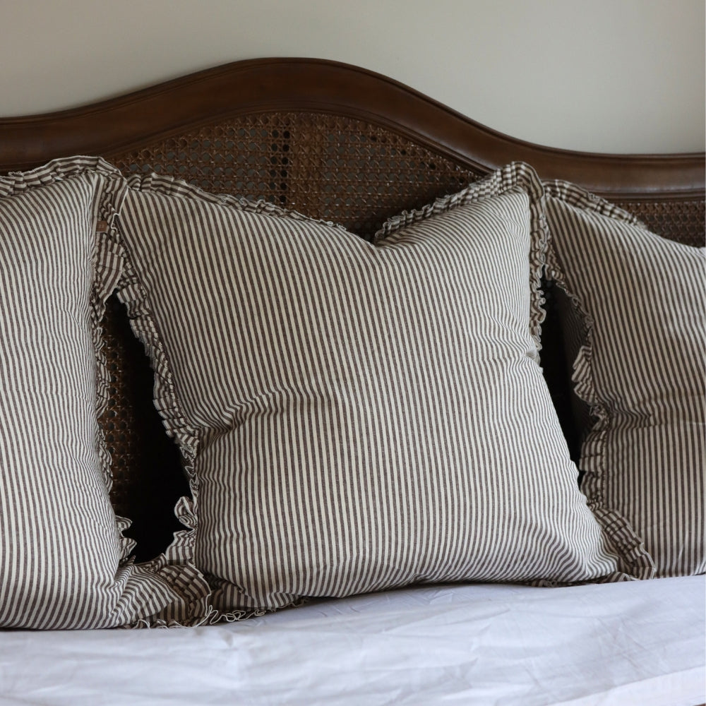 The Large Olive and Brown Cushion Combination