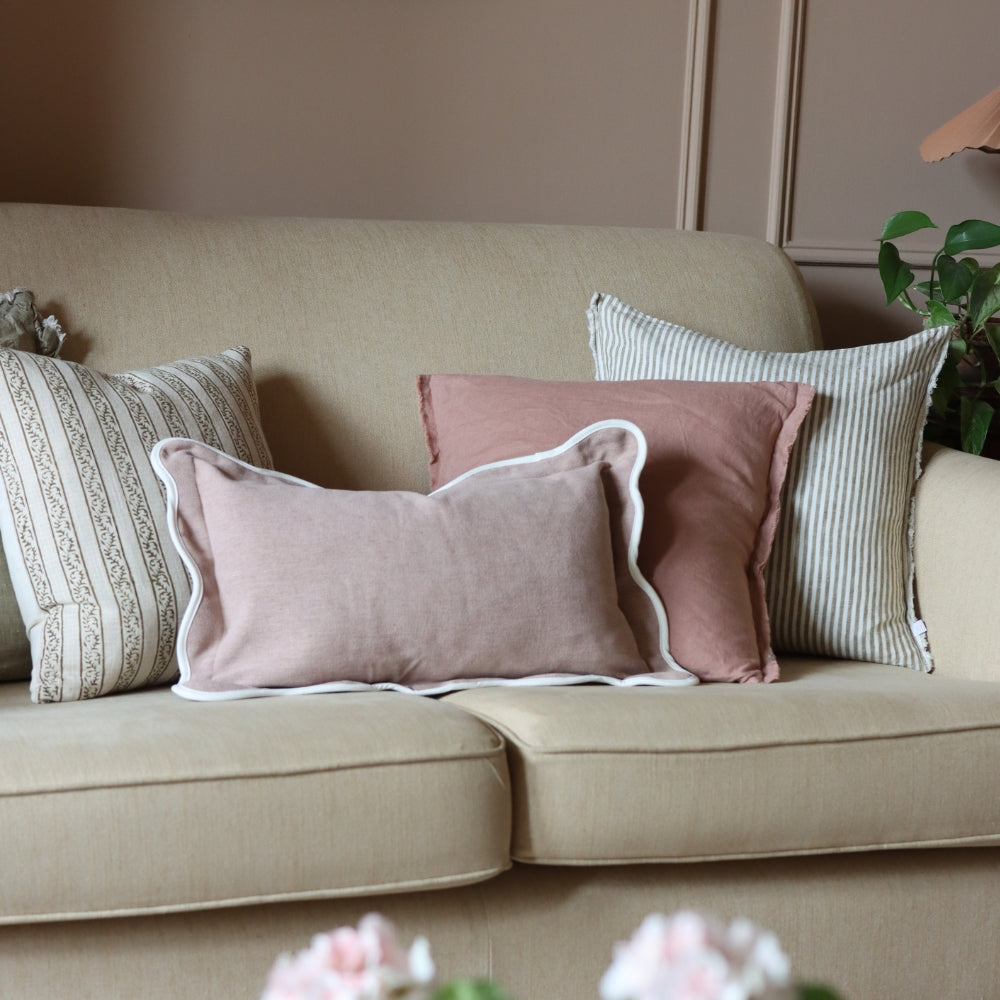 The Pink & Olive Cushion Combination