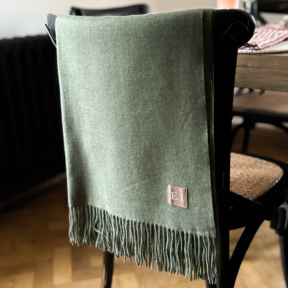 Della Olive Decorative Throw