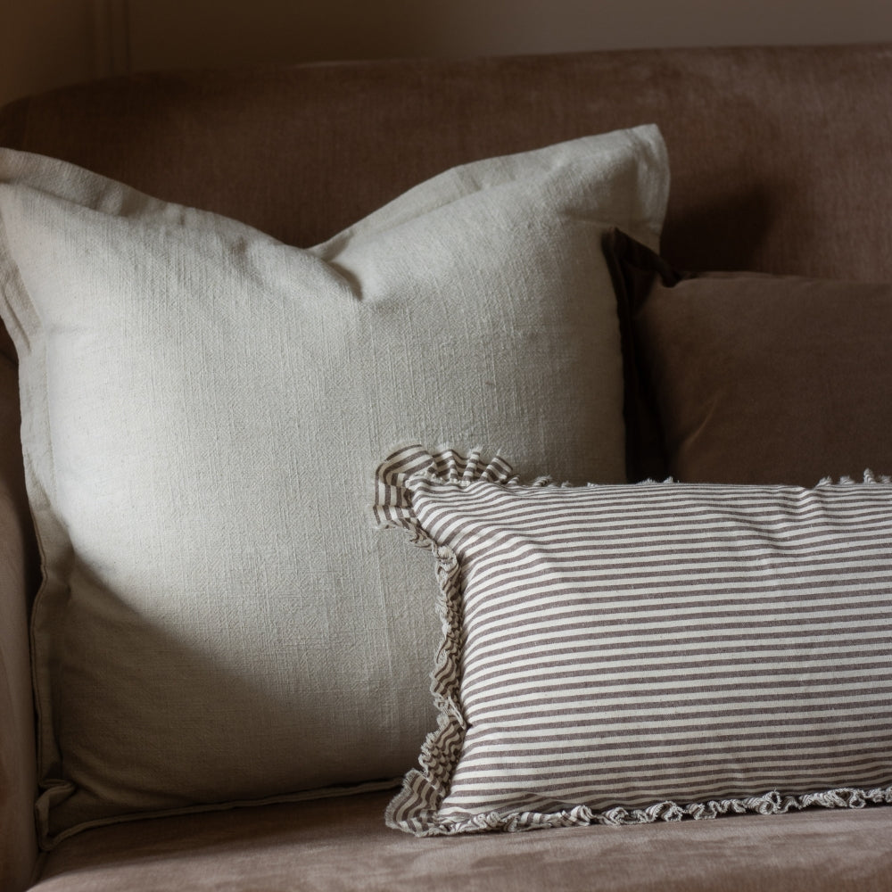 Orla Flanged Edge Sand Cushion 53x53