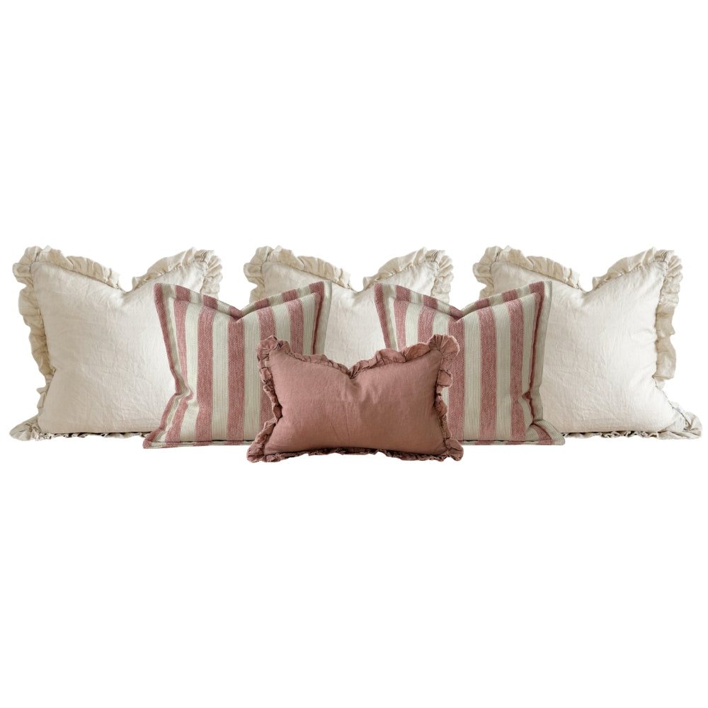 The Pink & Cream Cushion Combination