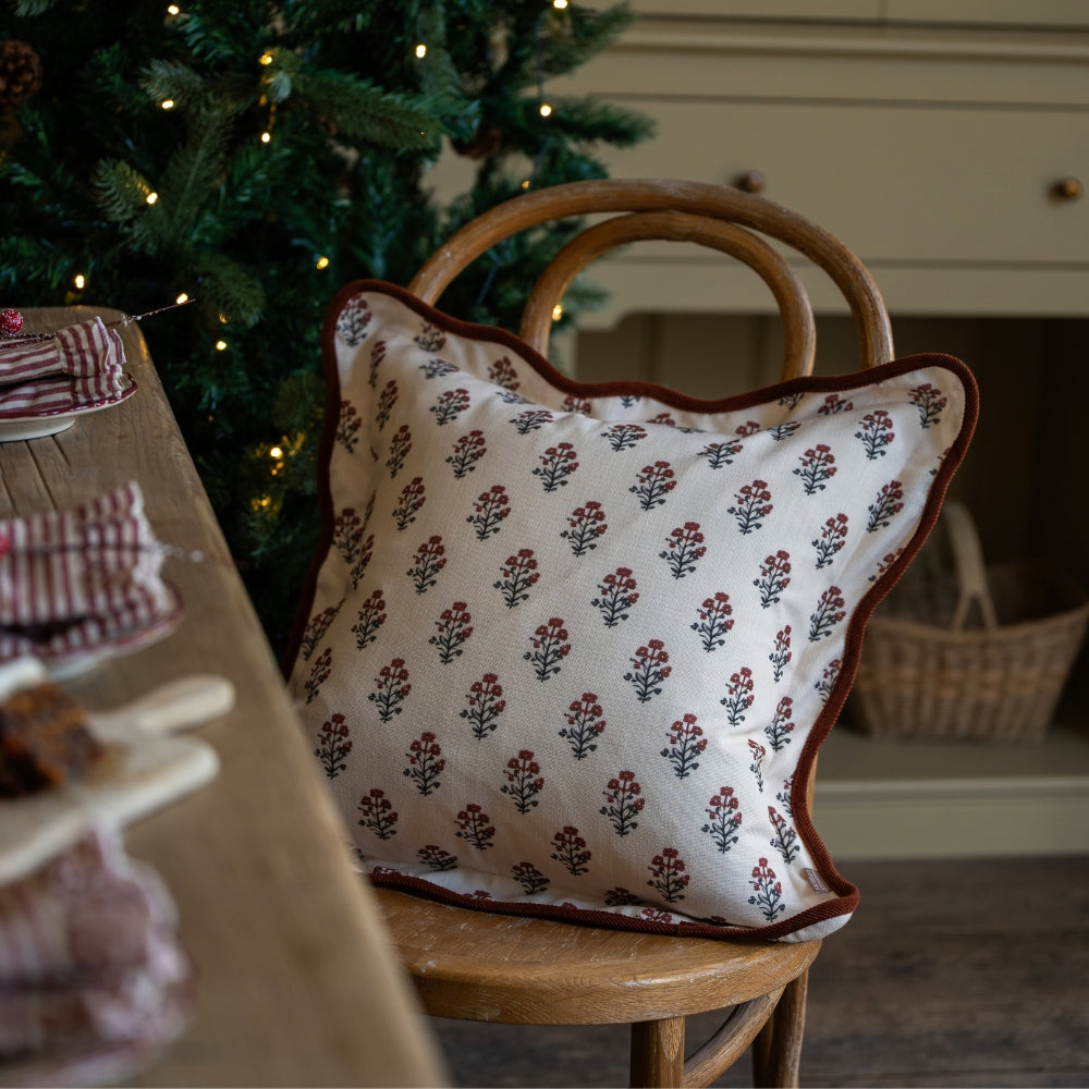 Chloe Christmas Print Cushion 45x45