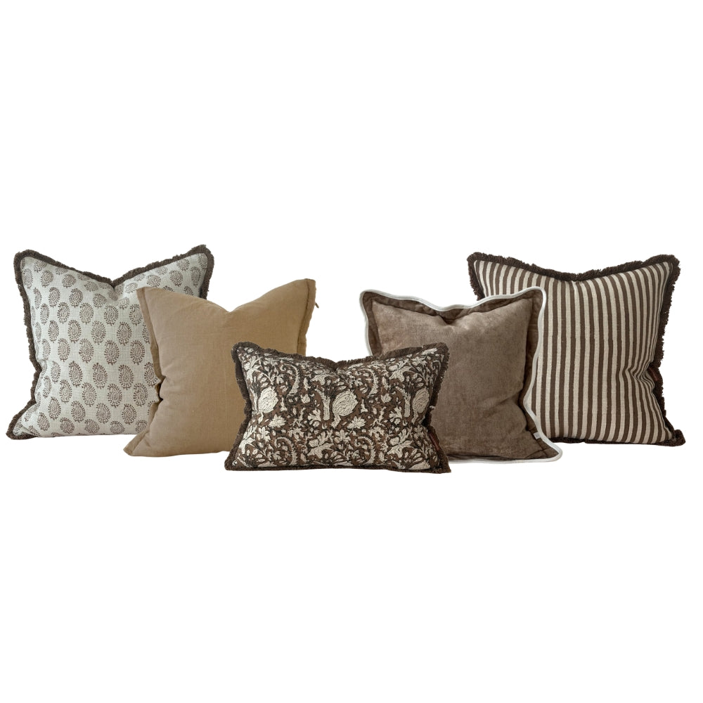 The Chestnut Brown Cushion Combination