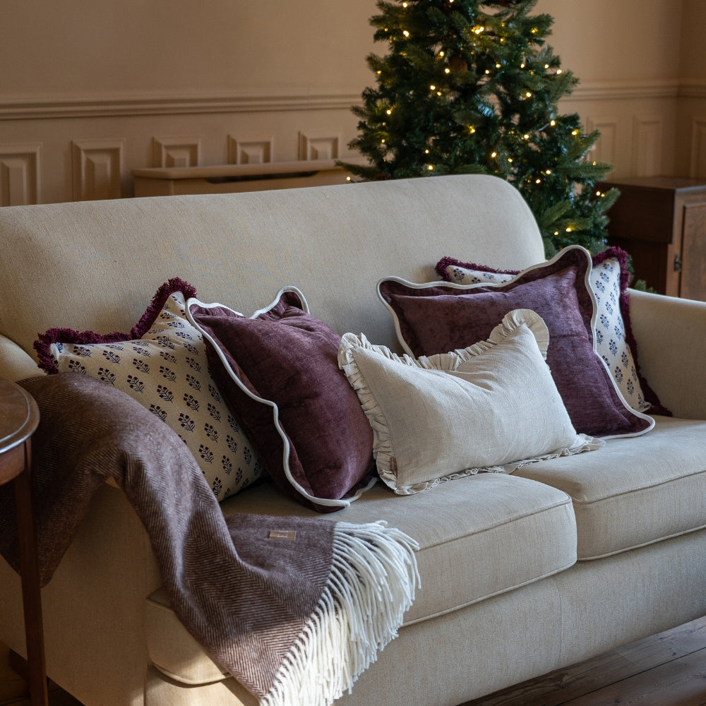The Christmas Plum Cushion Combination