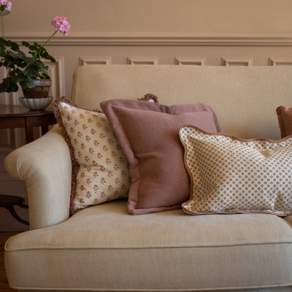 The Floral Dusty Pink Cushion Combination