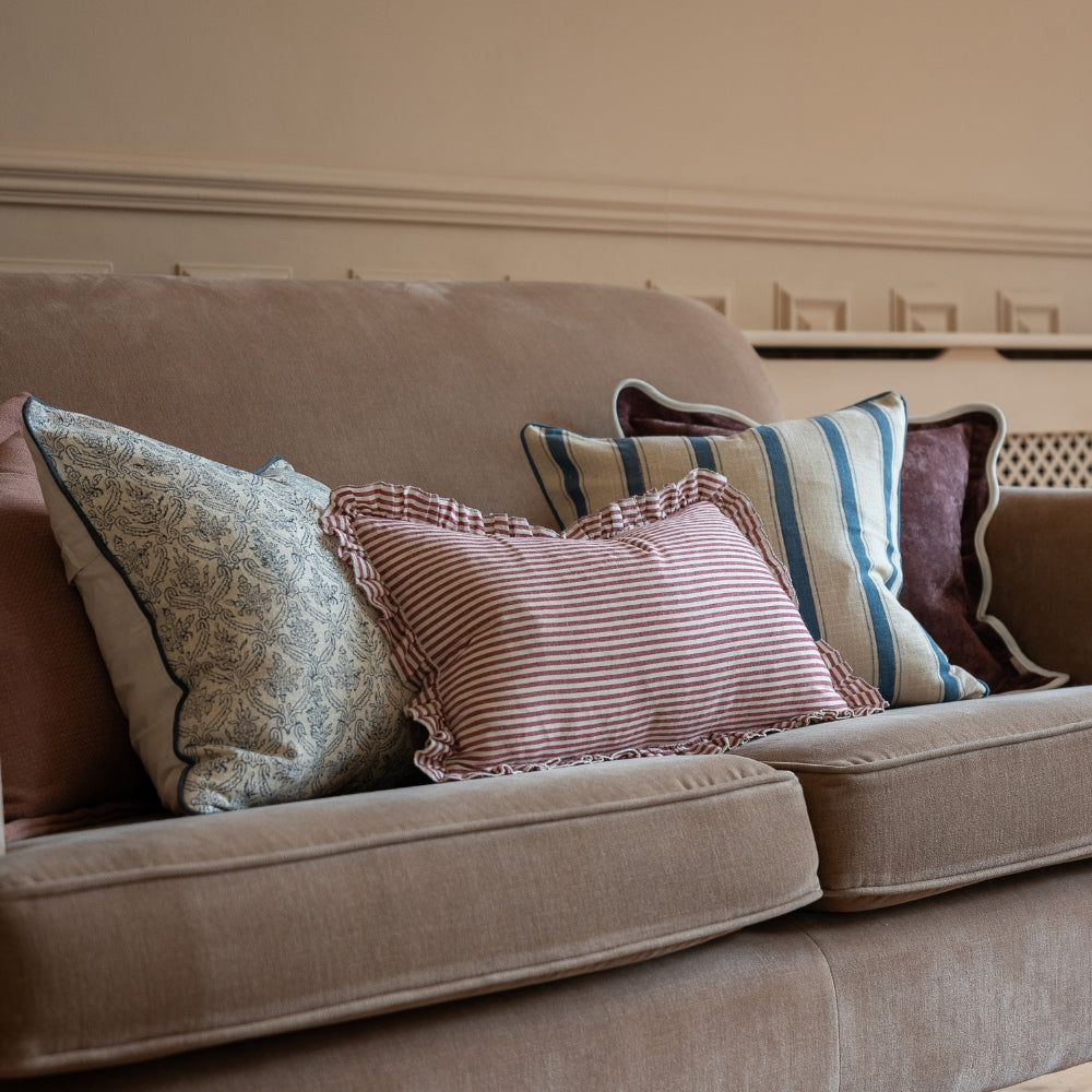 The Navy & Plum Cushion Combination