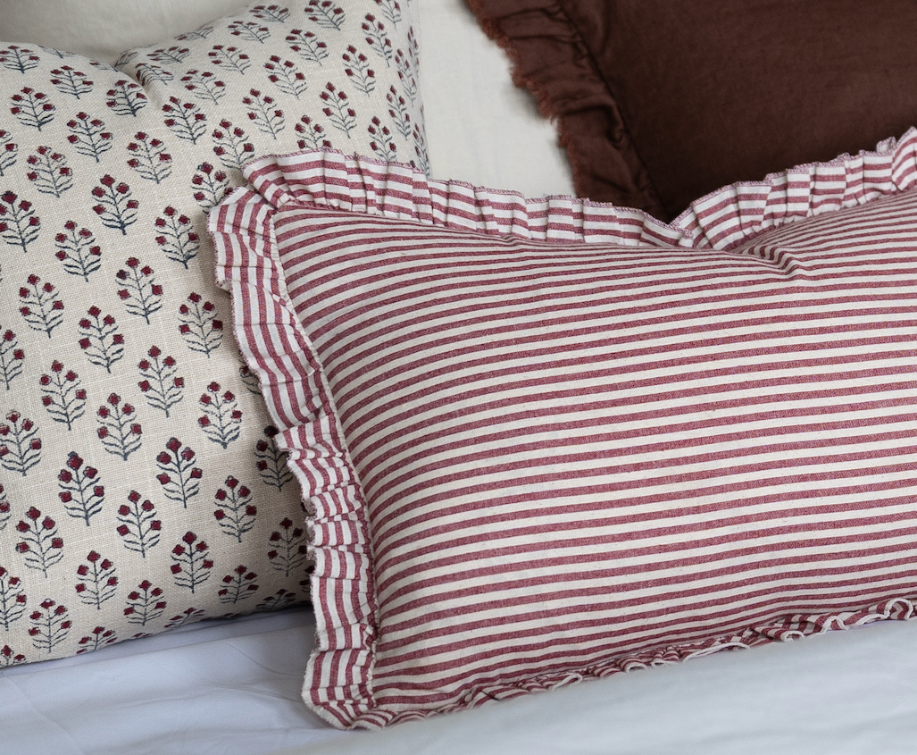 Burgundy Cushions