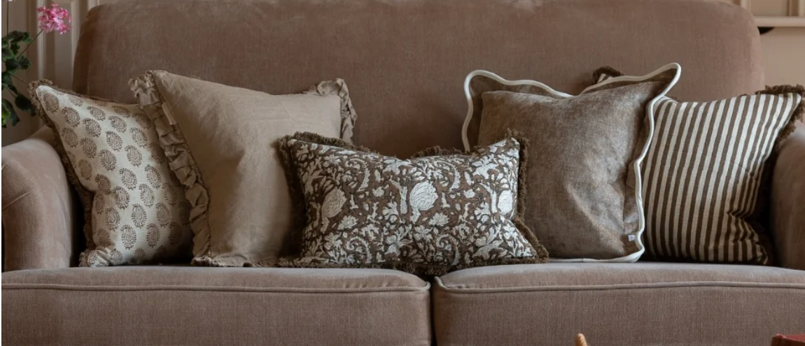 Brown Cushion Combinations