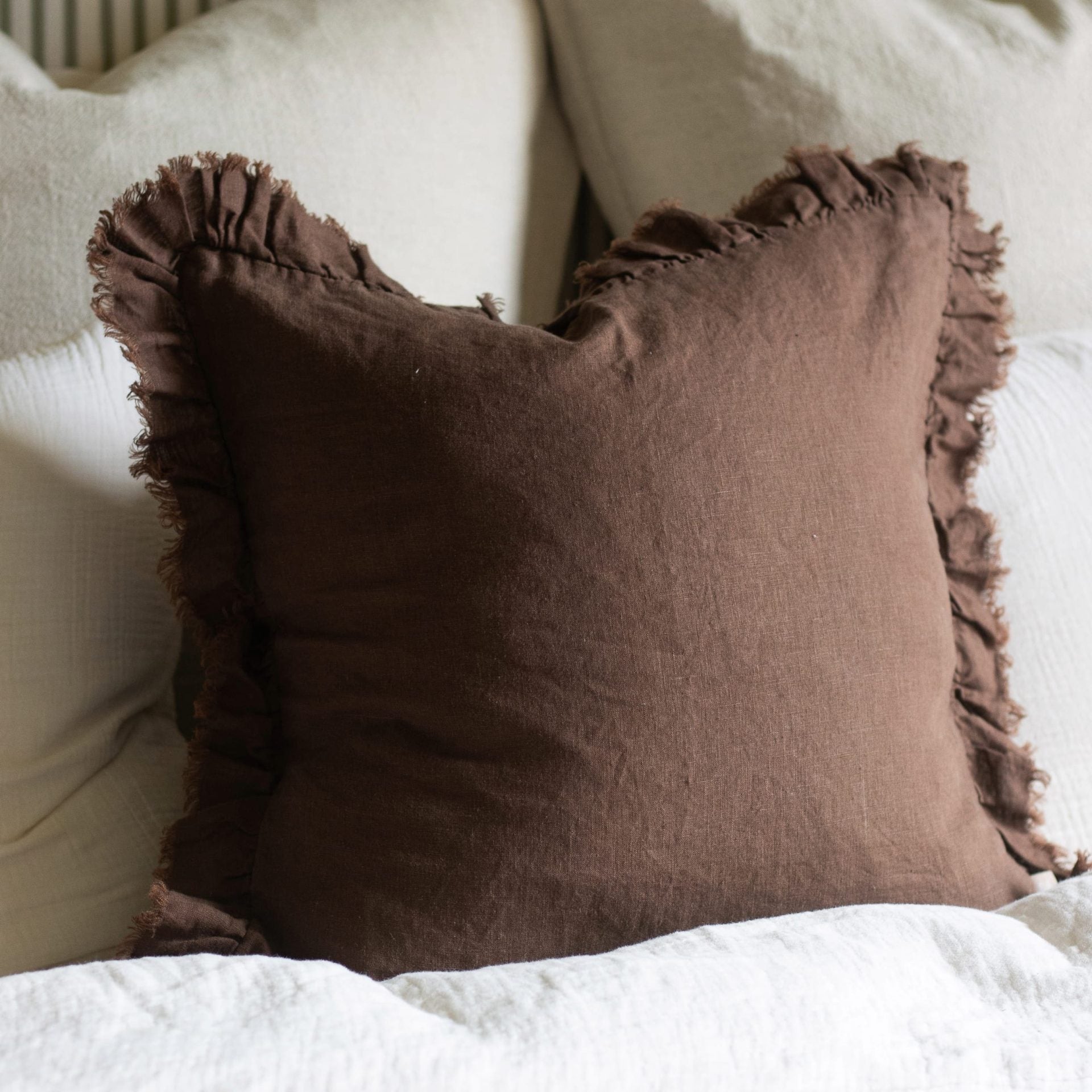 Hallie Dark Brown Cushion