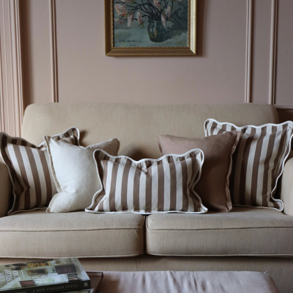 The Brown & Cream Cushion Combination