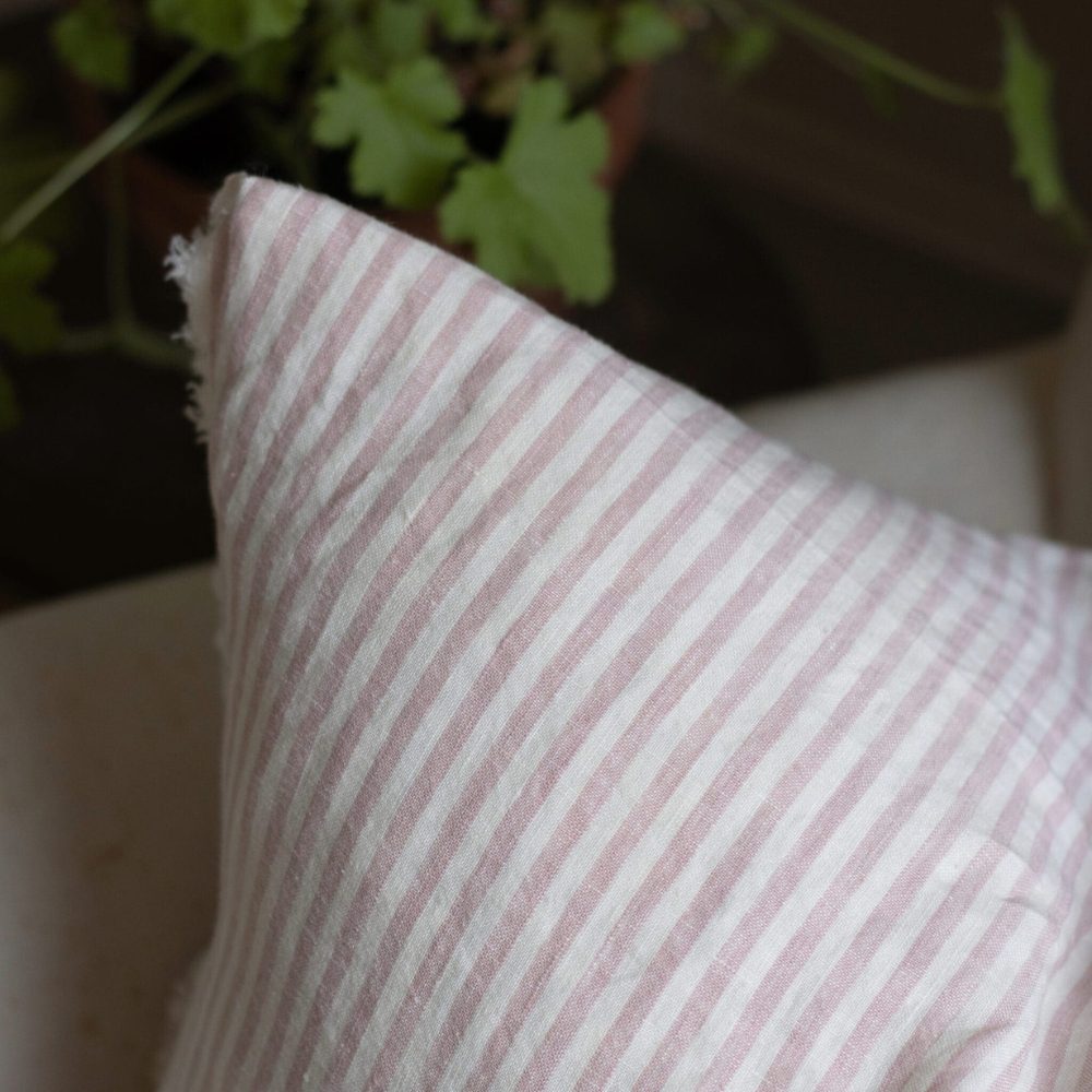 Esmee Pink Stripe Cushion 45x45