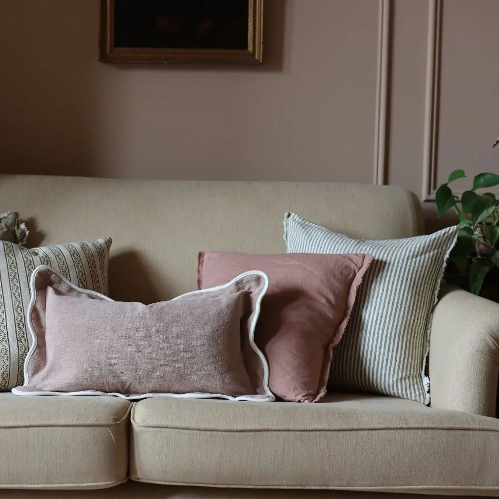The Pink & Olive Cushion Combination