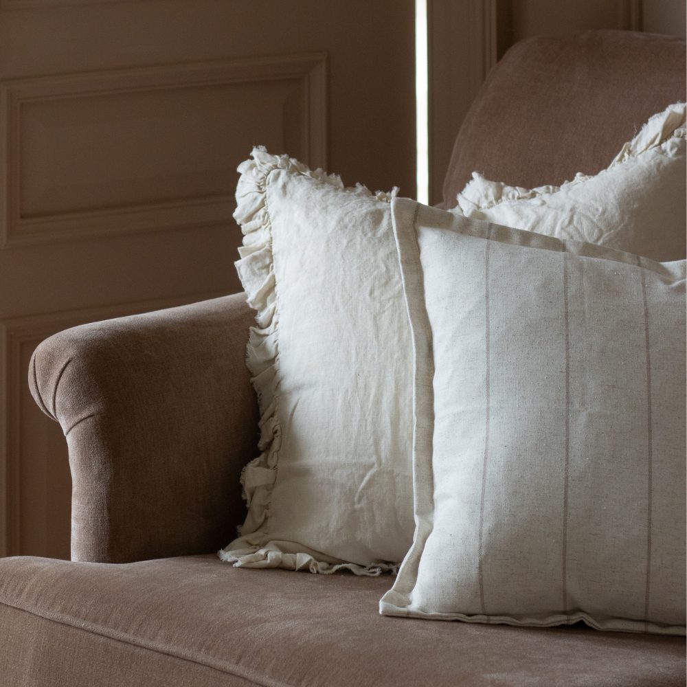 Freya Cream & Beige Cushion 45x45