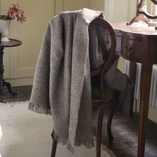 Soft Chocolate Brown Throw