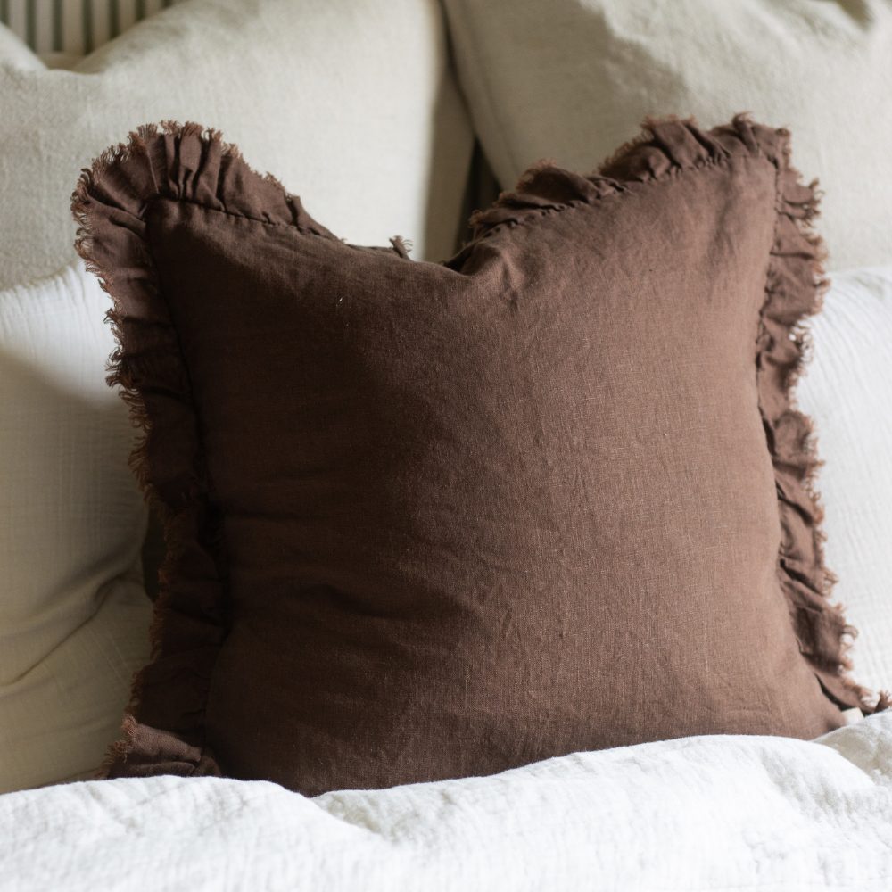 The Brown & Plum Cushion Combination