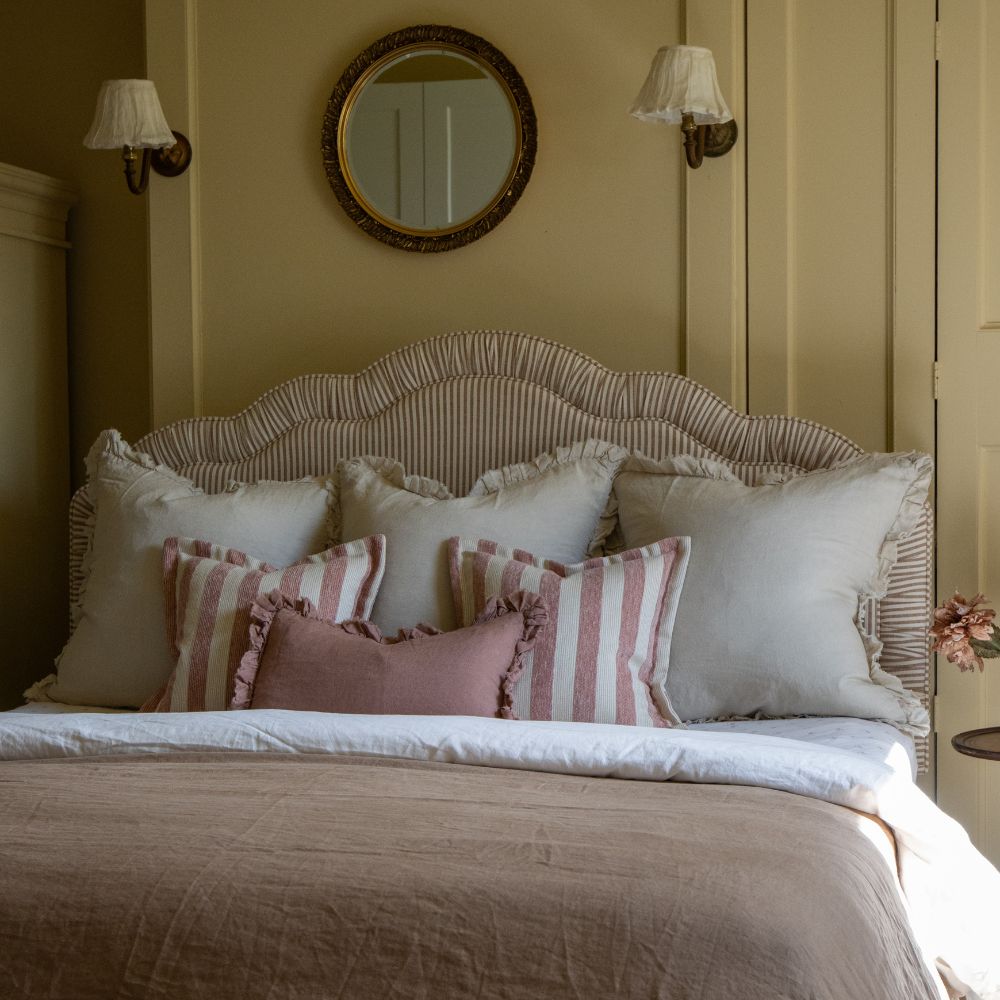 Orla Pink Stripe Cushion 45x45