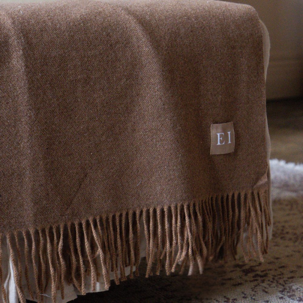 Della Chestnut Decorative Throw