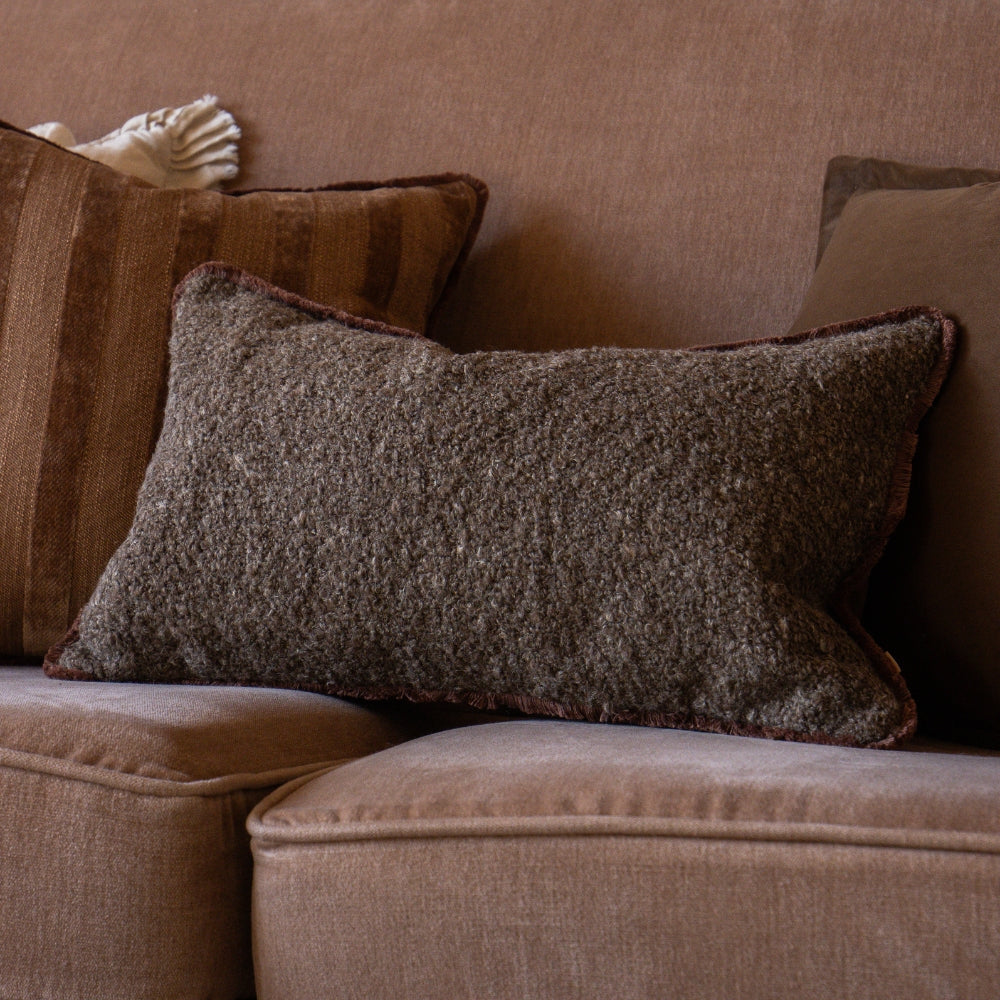 The Brown & Plum Cushion Combination