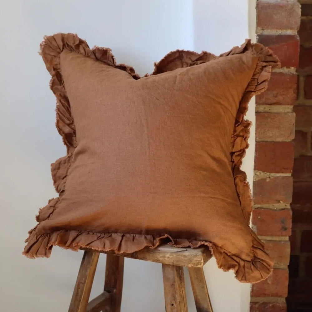 The Rust and Olive Cushion Combination