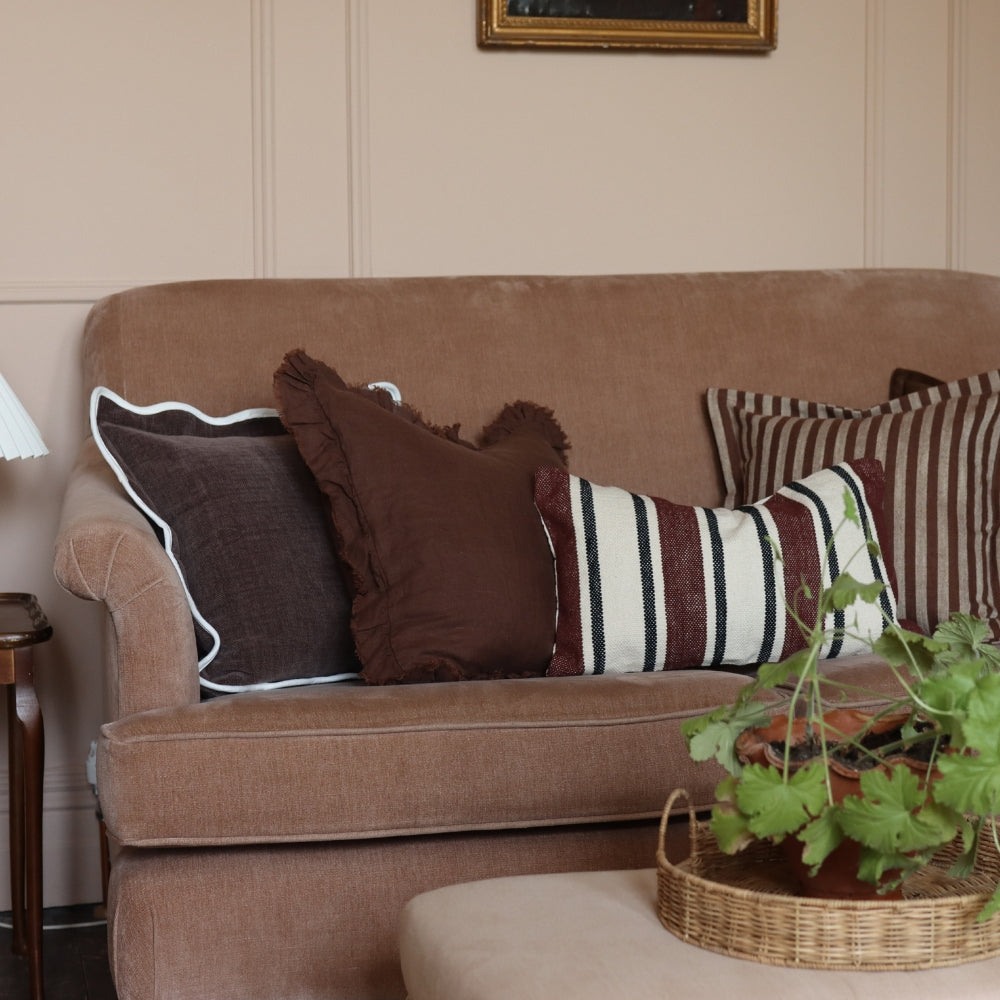 Hallie Dark Brown Cushion 45x45