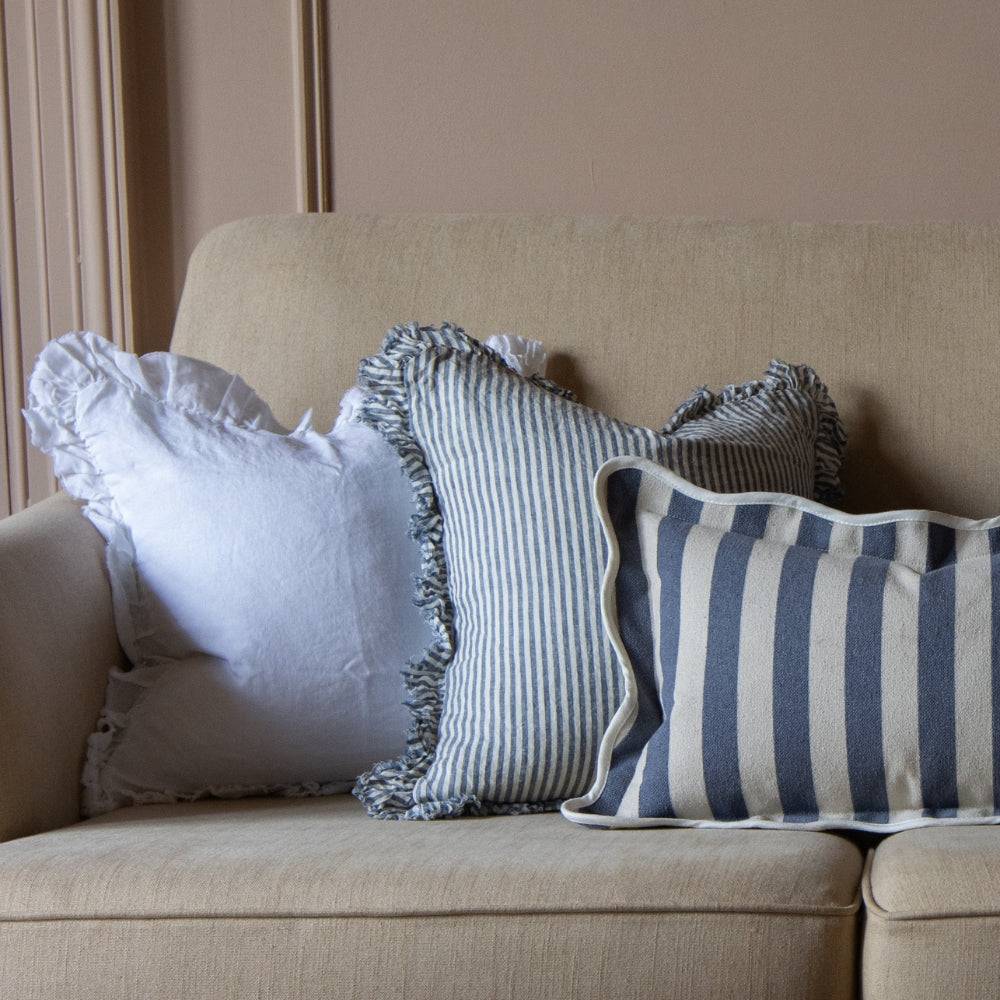 The French Blue Cushion Combination