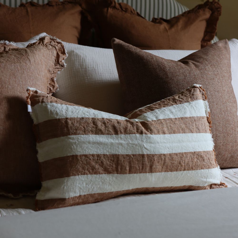 The Ivy Rust Cushion Combination