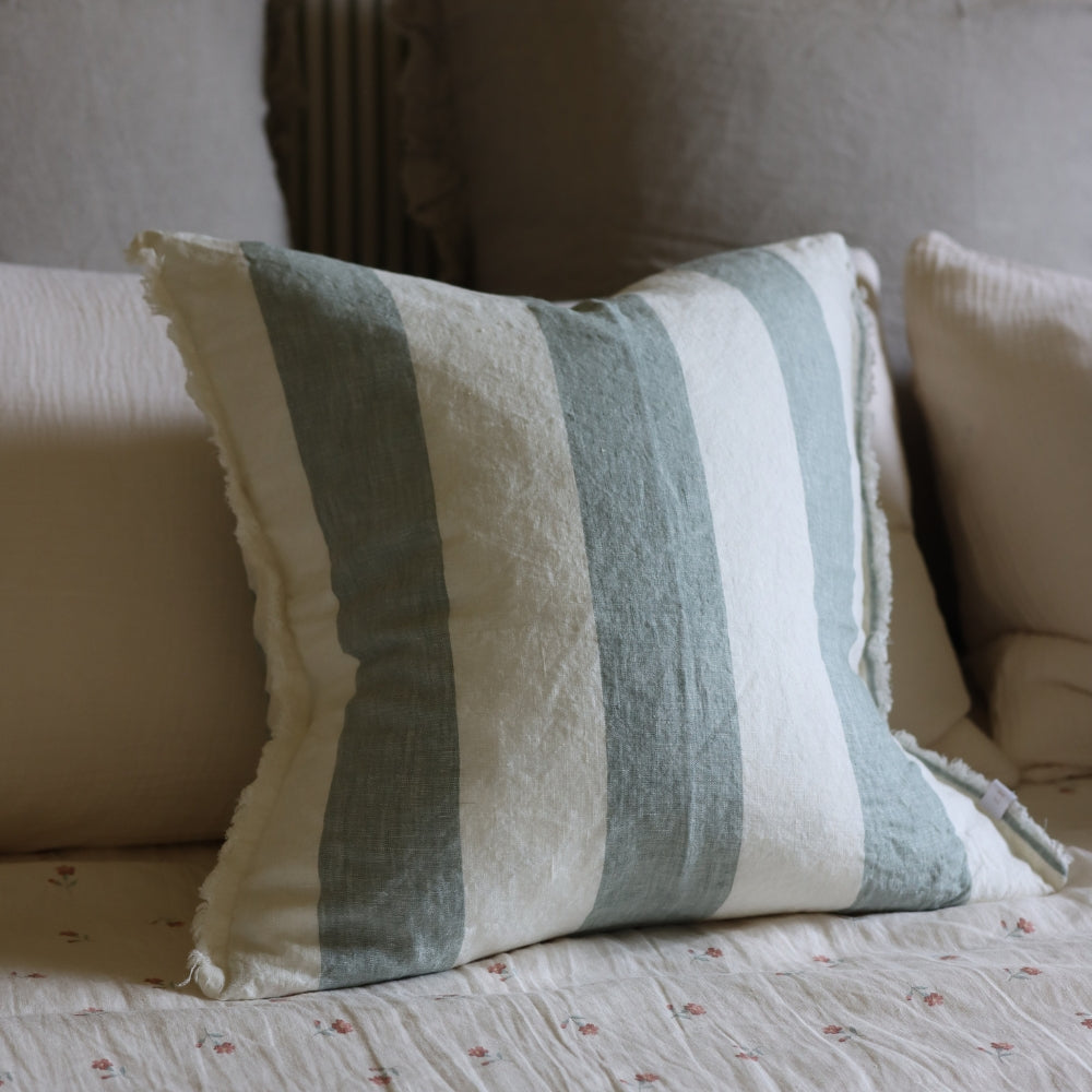 The Large Soft Sage Cushion Combination
