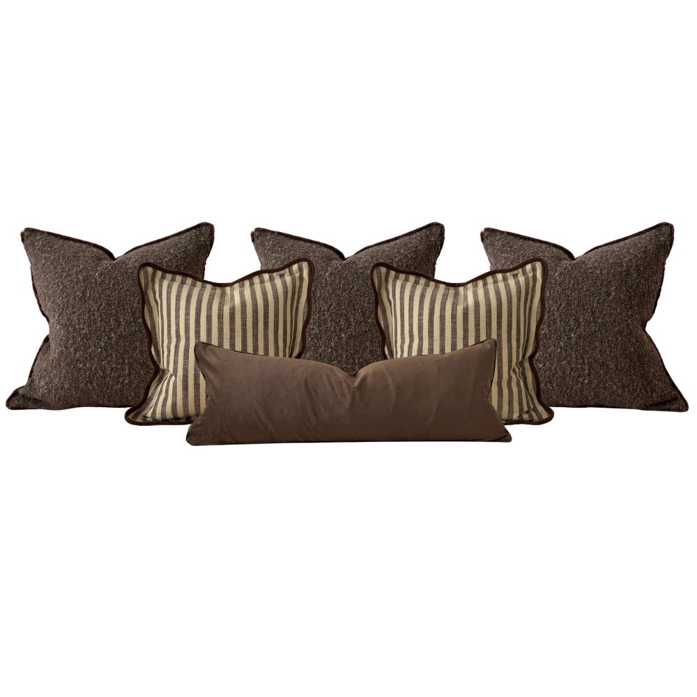 The Espresso Brown Cushion Combination
